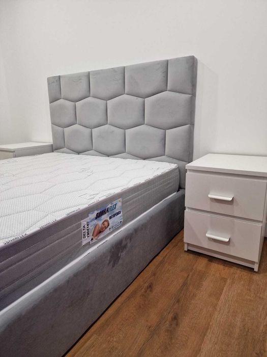 Camas De Casal Estofadas ALTA GAMA - MODELO OCTO - Top de Gama 190x140m Estrado Incluído!!