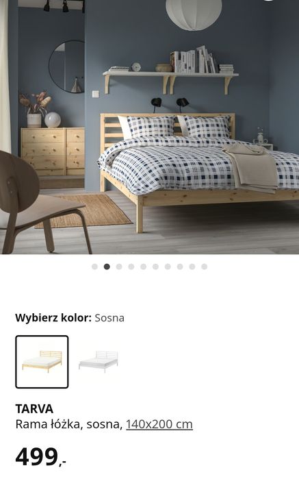 Łóżko IKEA 140x200 Ursynów