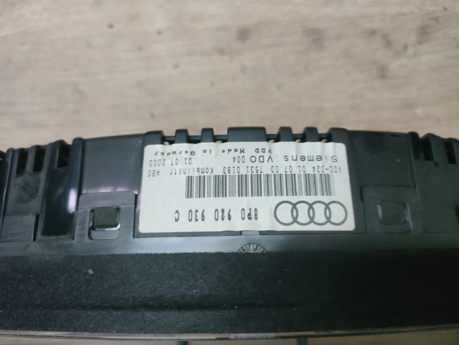 Audi A3 8p 2.0TDI licznik