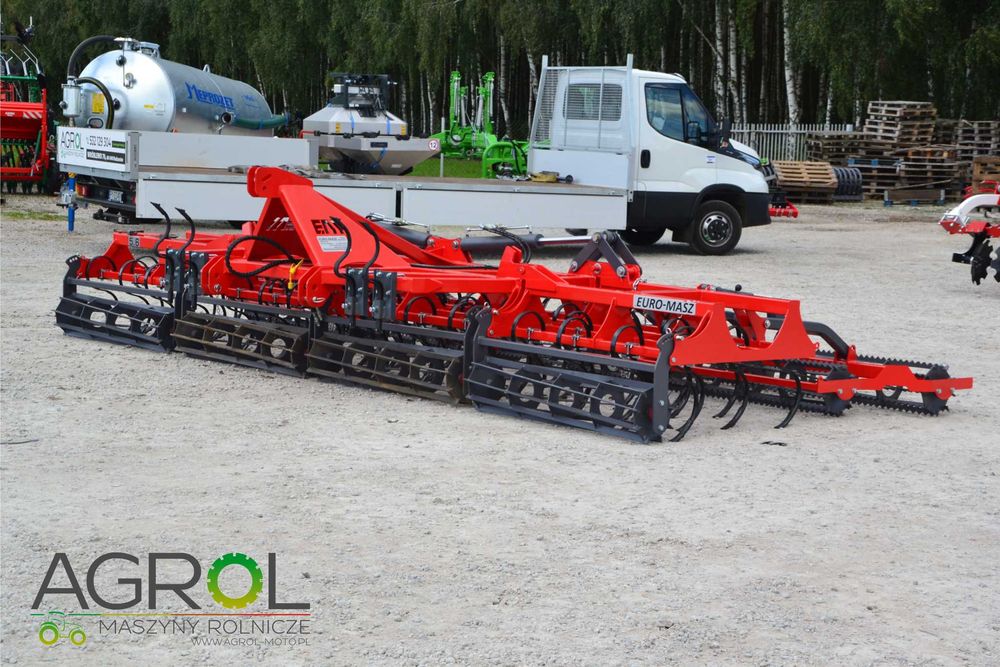 Agregat uprawowy 5,0m przesiewny 5,6m bierny Euro-Masz 4,2m kultywator