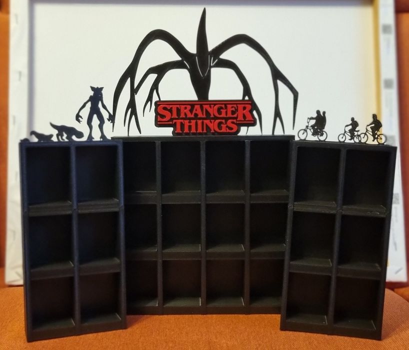 Поличка підставка для фігурок Stranger things