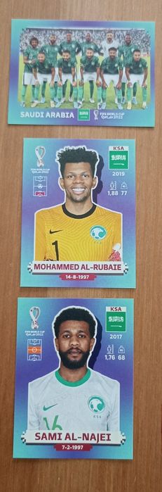 22 cromos FIFA World Cup Qatar 2022, Panini.