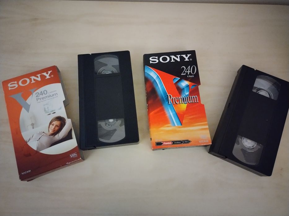 Cassetes VHS SONY premium 240 excelente estado