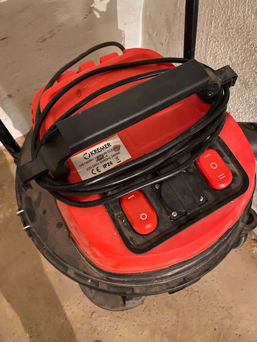 Odkurzacz przemysłowy na mokro i na sucho Kremer KR60L-4