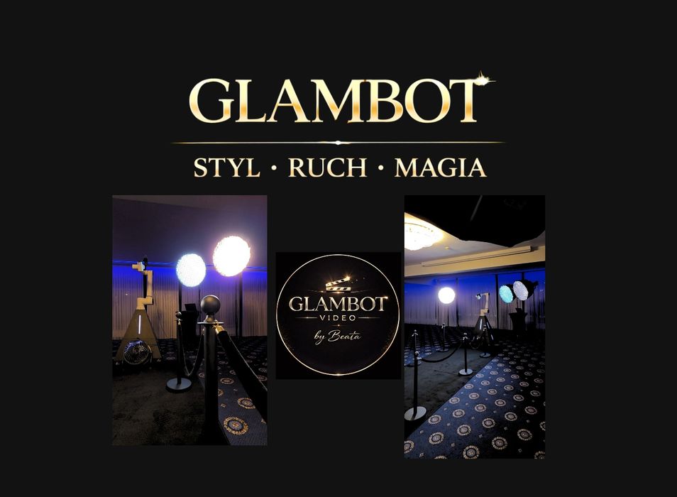 GLAMBOT 140 cm – Atrakcja Filmowa.Content CREATOR Video.wesele