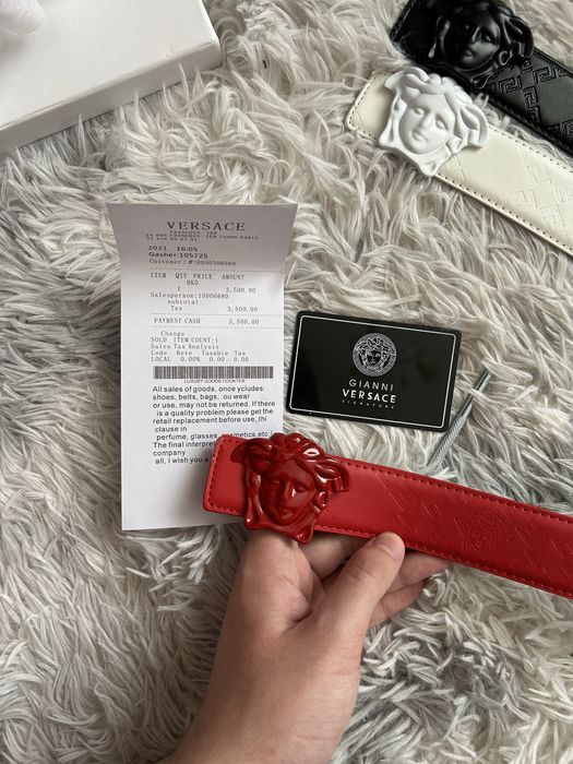Versace Gianni premium belt