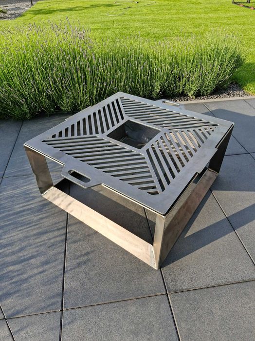palenisko ogrodowe 4mm z rusztem 6mm o wymiarach 75x75 grill producent