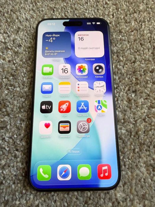 iPhone 15 Pro Max 256Gb Blue Titanium Neverlock USA