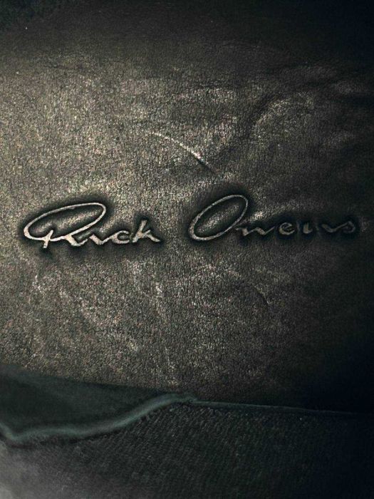 Rick Owens platform boots black черевики чоботи чорні ботинки черные