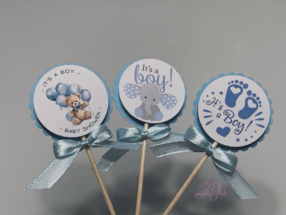 Pilery na muffinki Baby Shower It’s a Boy!