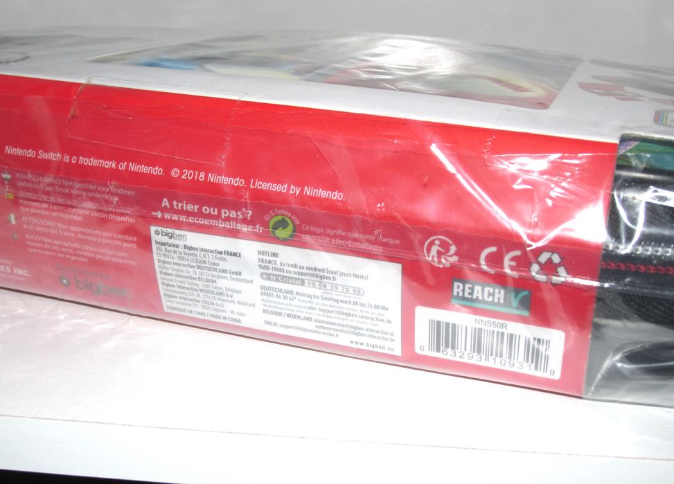 Mario Kart 8 Deluxe Travel Case Nintendo Switch Novo/Selado