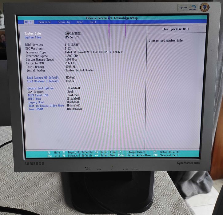 Monitor LCD 17" Samsung