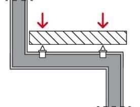 TB Крепеж для лестниц с деревянными ступенями к металлическому основан