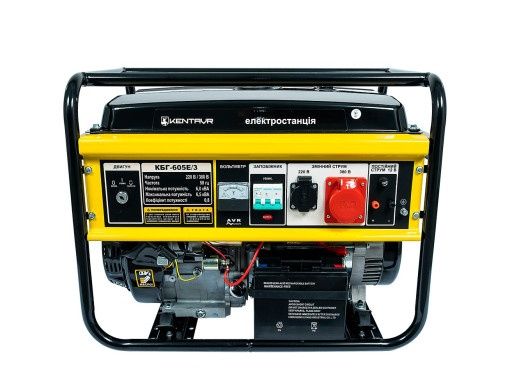 Генератор комбінований бензогазовий 6,5 кВт Кентавр  КБГ605Ег б/у