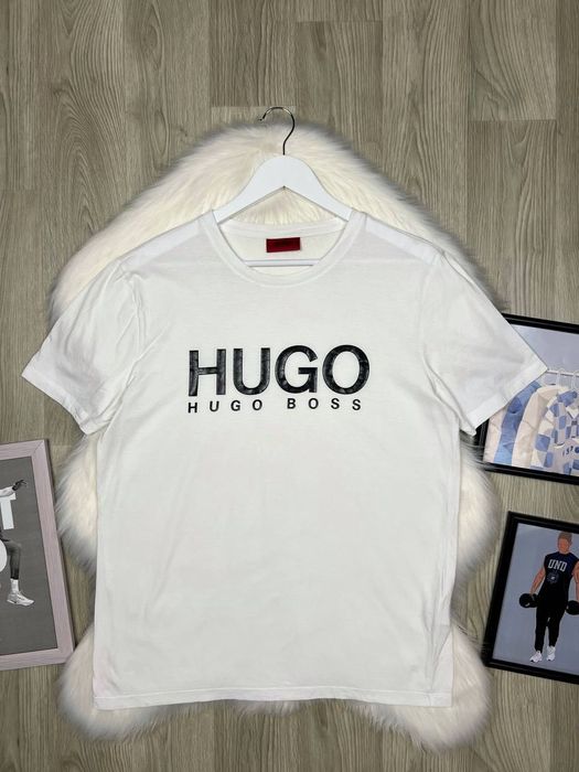 Чоловіча біла футболка Hugo BOSS