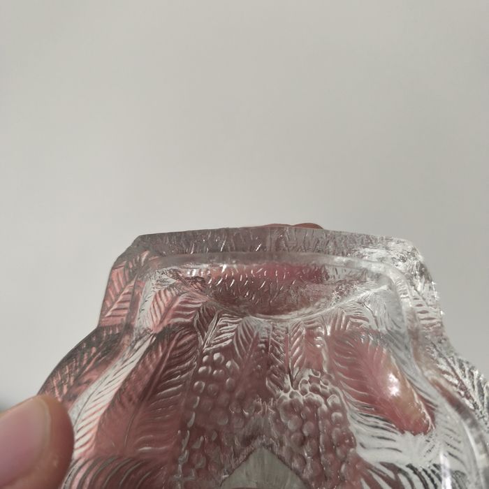 Ząbkowice Kaczka Łabędź Szklany Bomboniera Figurka Vintage Retro