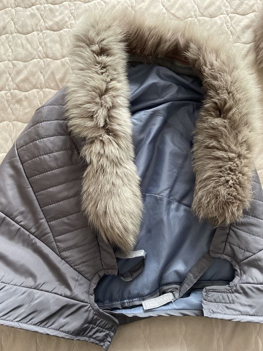 Зимовий набір для коляски з натурального хутра (б/у)