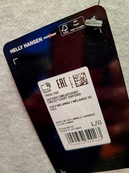 HELLY HANSEN Bluza Oxford Sweatshirt L / HH- NOWA