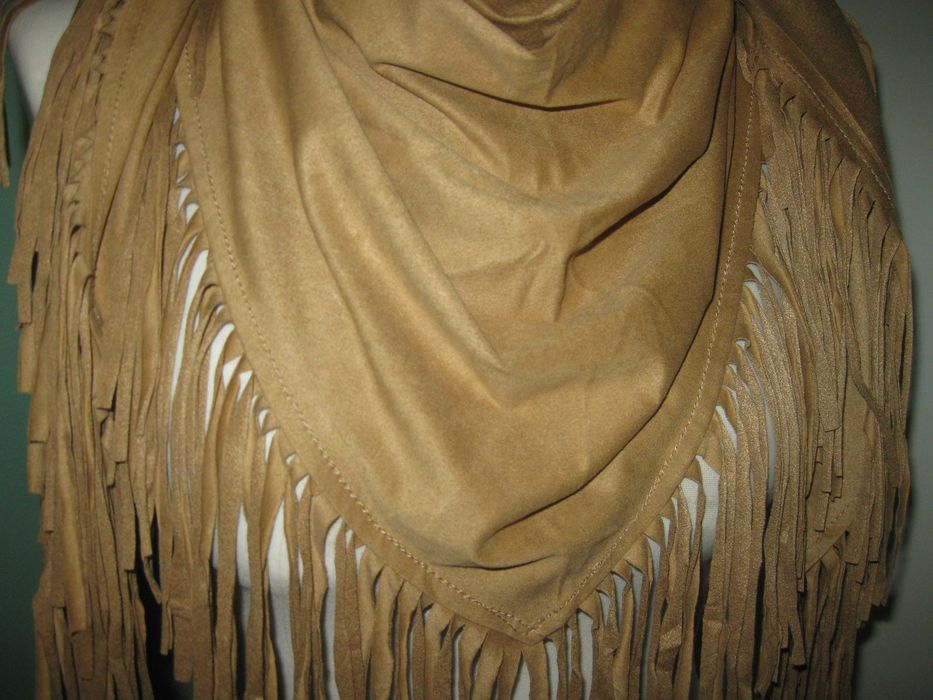 Chusta damska boho frędzle uniwersalna