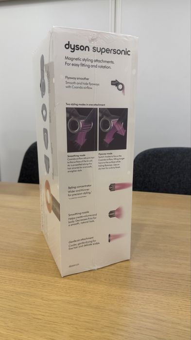 Secador Dyson Supersonic HD15 Níquel/Cobre — NOVO e SELADO (6 peças)