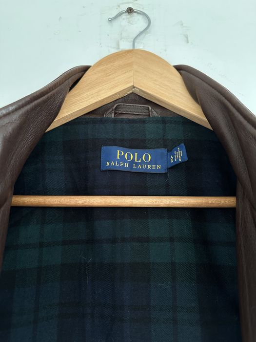 Чоловіча Шкіряна Куртка Ralph Lauren - XL