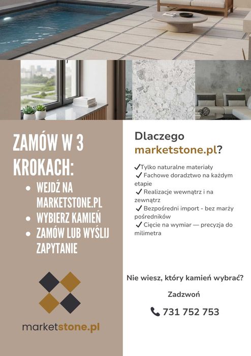 Schody granitowe STOPNICE NA WYMIAR Parapety Kamień naturalny, GRANIT, MARMUR, TRAWERTYN