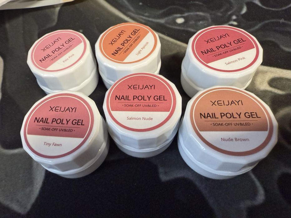 zestaw 6 lakierów hybrydowych