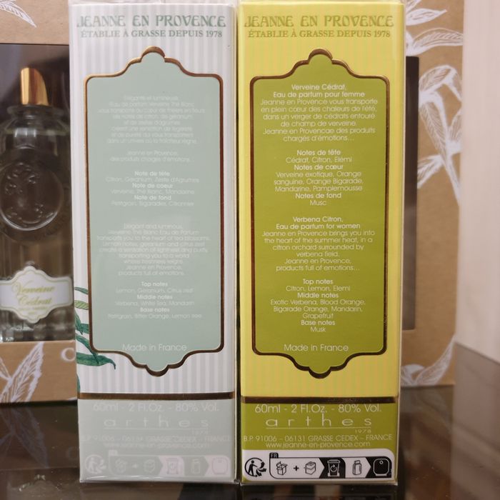 Подарункові набори Jeanne en provence Verveine Agrumes Cabotine Gres