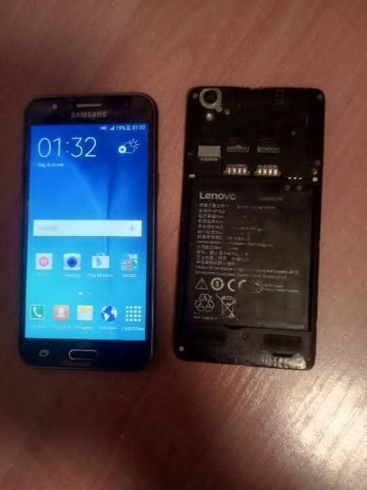 Продам телефони Samsung та Lenovo