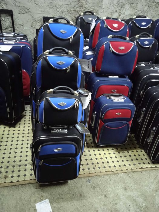 Walizka kabinowa L mała z codury z kuferkiem