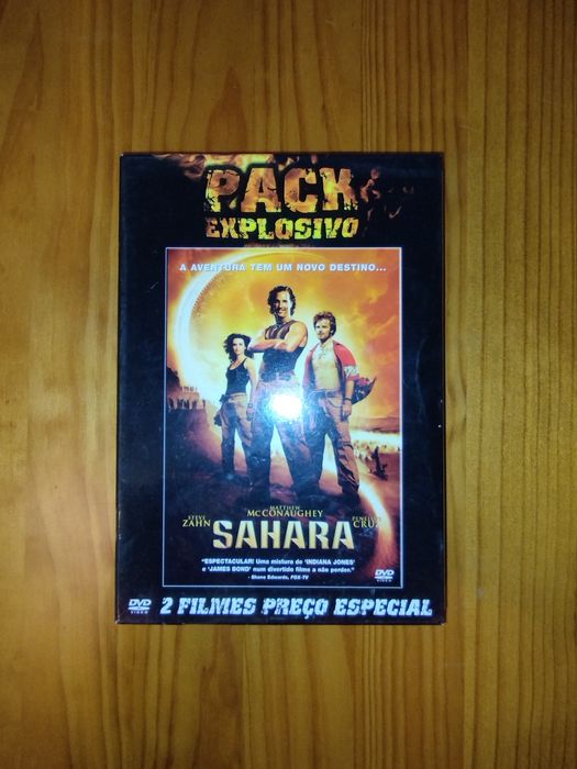 Pack explosivo de filmes Sahara e Estado Radical