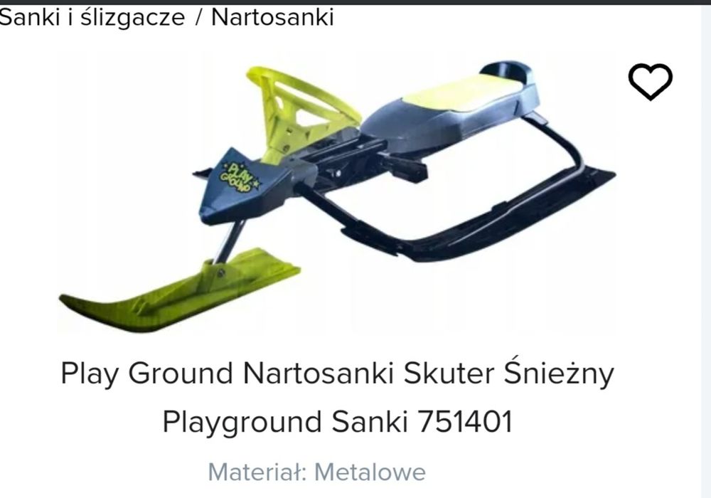 Sanki, nartosanki, NOWE