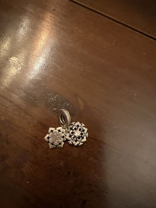 Pandora Snowflake Double Dangle – Prata 925 – Original