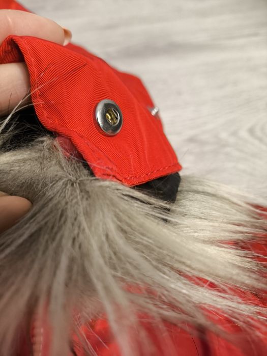 Kurtka puchowa zimowa damska , Płaszcz Parka rozmiar 36 S