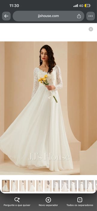 Vestido de Noiva Novo – Com Etiqueta