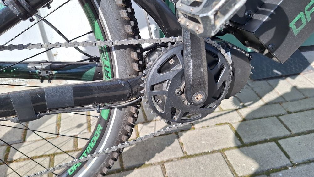 Przerobiony Dartmoor z silnikem bafang hd