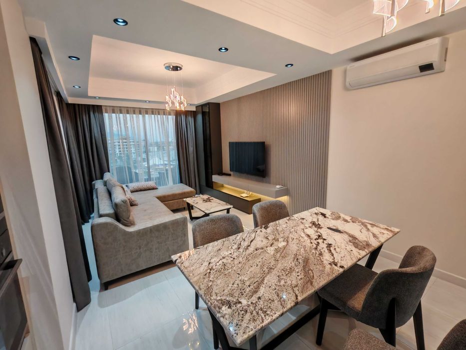 Аренда квартиры 1+1 в новом жилом комплeксe в Тюрклepе, Алaния I 47