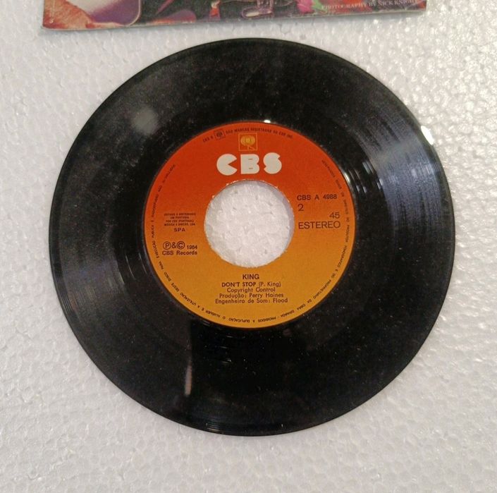 King Love & Pride PT 1984 CBS Disco Vinil Single 7" 45 RPM