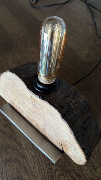 Lampa stojąca pojedyńcza ,lampka nocna (Jabłoń)