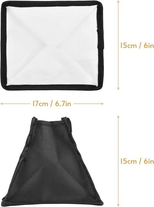 Softbox Speedlite for camera flash SB17X15