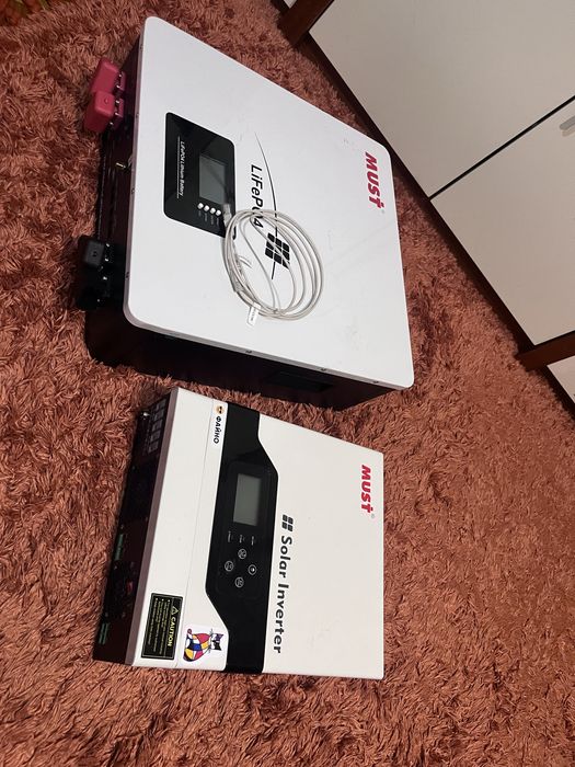 Комплект резервного живлення Must PV18-3024VPM II 24V 3.2kW + MUST LP1600-24100, 25.6V 100Ah, LiFePO4.