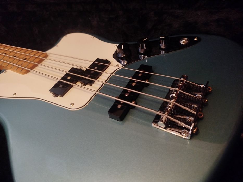 Fender Jaguar Bass Player Series Maple Neck azul Tidepool blue baixo eléctrico made in Mexico 2018