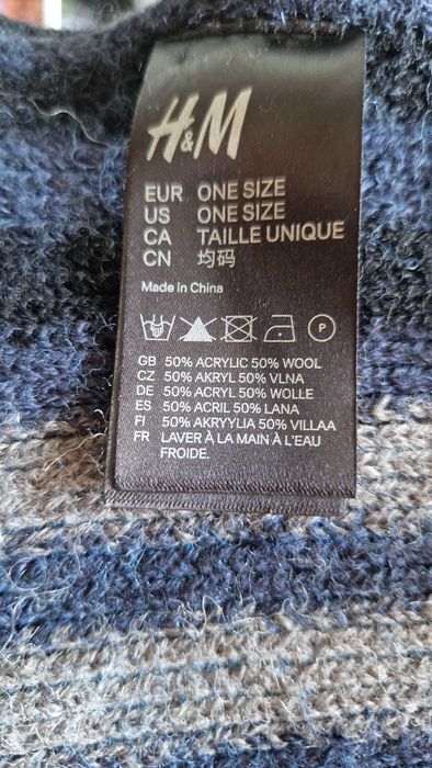 Cachecol 2 faces, Homem, H&M