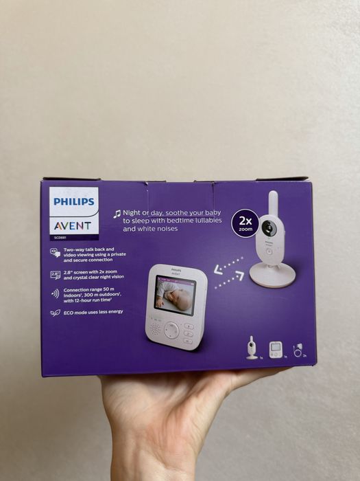 Відеоняня Philips Avent SCD881 — Ідеальний стан,повний комплект