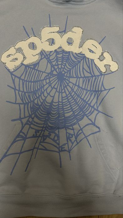 Sp5der hoddie blue