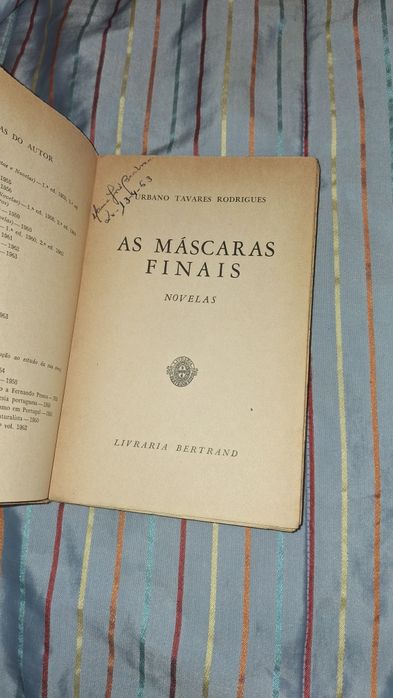 Urbano Tavares Rodrigues as mascaras finais 1º edição