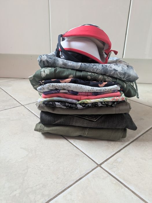 14 sztuk markowych ubrań S/M