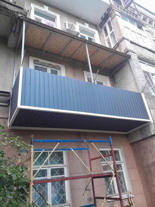 Утепление фасадов. Монтаж балконных козырьков. Все виды высотных работ