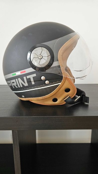 Capacete Aberto - SPRINT City Preto Mate