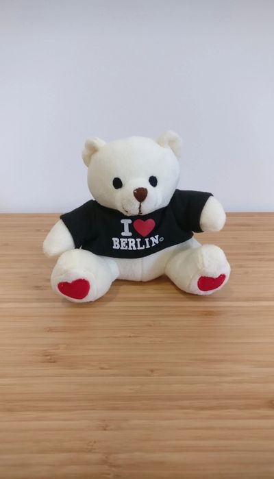 Urso de Peluche Mini (12 cm) – Lembrança de Berlim